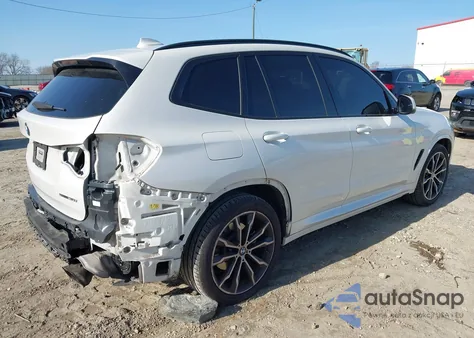 2022 BMW X3 Sdrive30I z USA, uszkodzony, nr VIN 5UX43DP01N9K64237